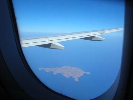 A320 BEFORE LANDING - airplane views, a320, flight, airbus, crete, land, greece