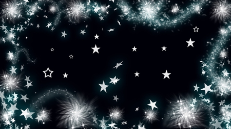 Sparkle Stars and Whirlies - pinwheels, whirlies, blue, sparkles, stars, 4th of july, firefox persona