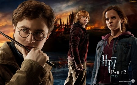 Harry, Ron And Hermione - rth, teey, rh, kytkryi, jey6, vergb