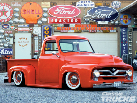 Luken Good - classic, ford, red, truck