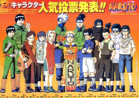 Team Naruto Rocks - naruto, rocks, people, group