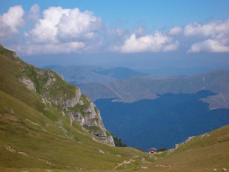 Bucegi Mountains - bucegi, mountains, blue, romania