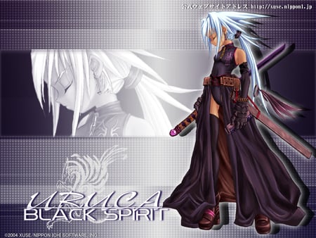 black spirit - uruca, spirit, ninja, samurai, black