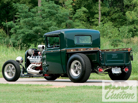 Hillbilly Hauler - classic, ford, green, truck