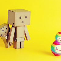 Danbo art terrified