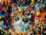 Abstract cat