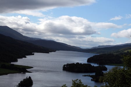 Queens View - lake, scotland, queens view, scotland view