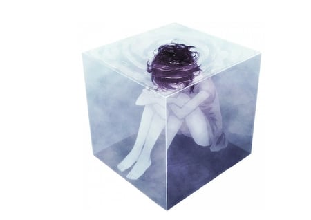 drowning in my own sorrow - tears, all gone, cube, water, grown