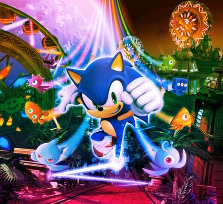 Sonic Colors - amusment, sonic, park, aliens