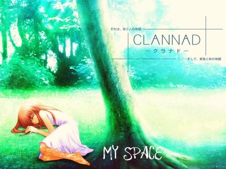 clannad my space - space, anime, clannad, my