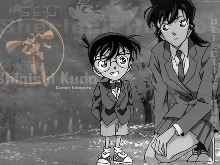 conan and ran - anime, other, conan, ran