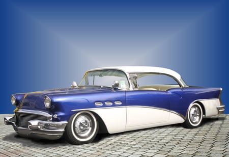 Buick Special custom - buick, white, blue, special, custom