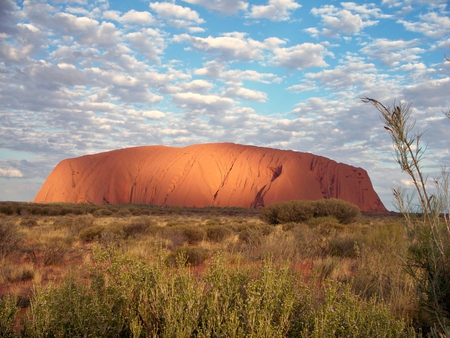 Ayers Rock - ayers rock, desert, red, sky