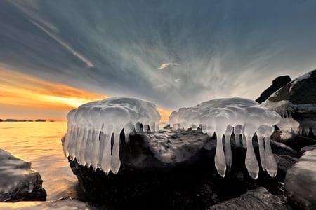 Seascape - sea, scape, nature, beach