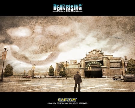 Outside the Mall - frank west, horror, capcom, dead rising