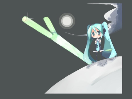 vocaloid - vocaloid, anime, blue, girl, cute