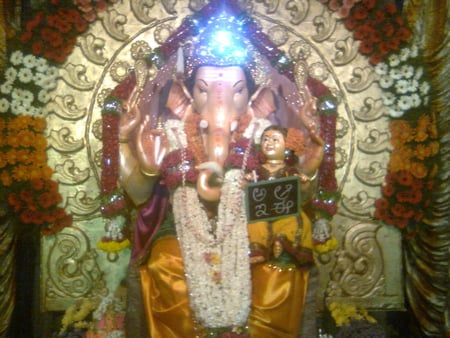 GANESHA FESTIVAL IN VIJAYAPURA 2011 - temple, placed at someshwara, ganesha festival, in vijayapura