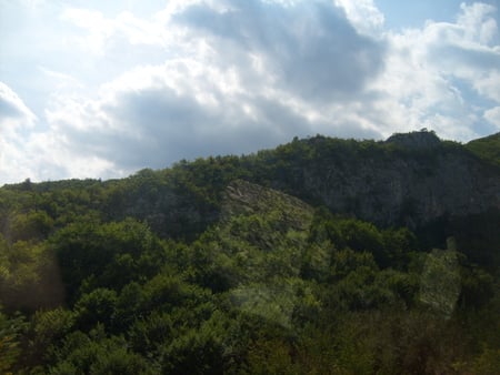 Rhodopy - summer, forest, photo, sky, clouds, photography, trees, nature, mountain, bulgaria, green