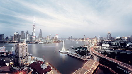 Beautiful Shanghai - love, sky, china, shanghai, sf, beautiful, river, future, city