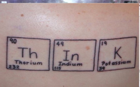 Think Elemental - tattoo, joke, funny, element