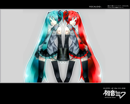 Miku Doppleganger - anime, women, miku hatsune, vocaloid