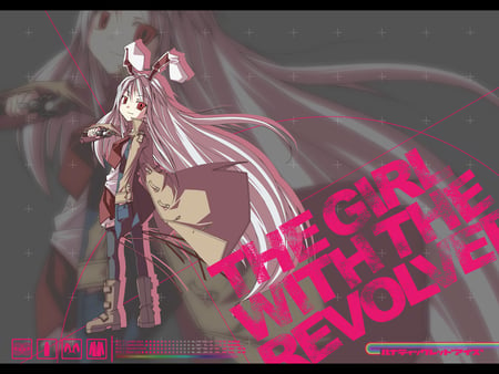 The Girl with the Revolver - touhou, the girl with the revolver, revolver, reisen