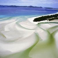 White sand