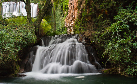 Waterfalls - nature, waterfalls, mountain, beautiful