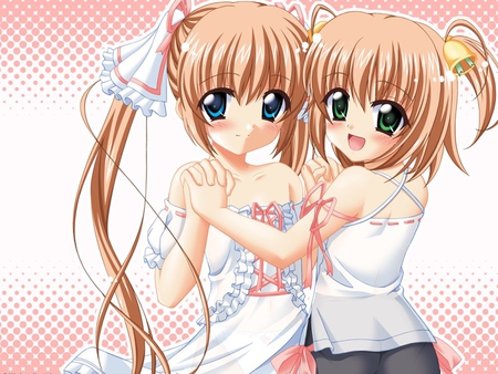 Hot Twins - girls, love, anime, hot