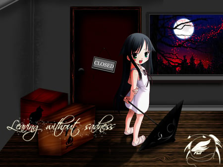 Saying Goodbye - women, anime, saya no uta, nitroplus