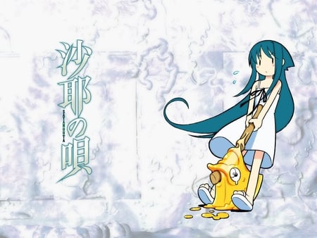 Chibi Saya - saya no uta, anime, women, nitroplus