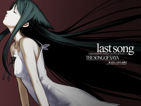 Last Song ~ Saya no Uta - women, anime, saya no uta, nitroplus