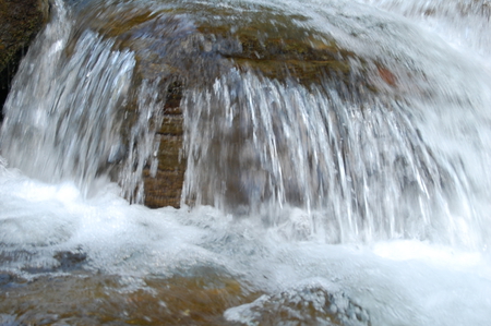 small waterfall - forest, water, waterfall, cascade