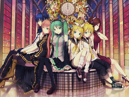 Vocaloid - girls, cute, anime, vocaloid