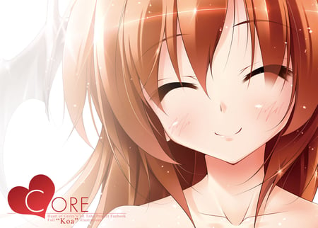 Core - girl, anime, smile, sweet, lovely, cute