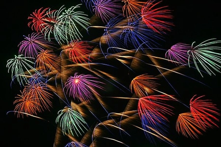 Colorful Firework - colorful, picture, firework, beautiful