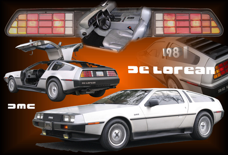 DeLorean Photo Collage - collage, delorean, photo, 1981