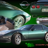 Corvette C4 Photo Collage