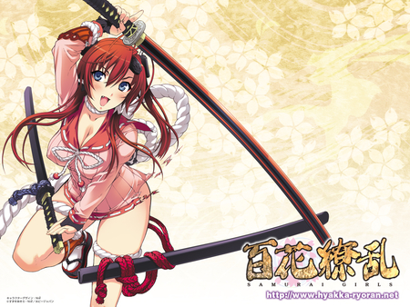 Yagyuu Juubei - katana, kimono, long hair, pink hair, pink, samurai