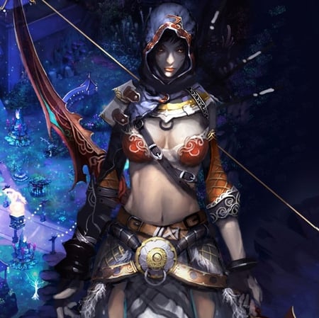 Archeress - cg, fantasy, anime, archer, atlantica online, adventure, video game