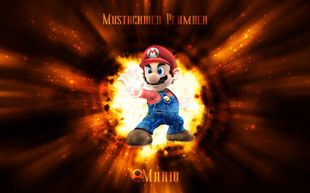 Mario - mario, awesome, cool, fire