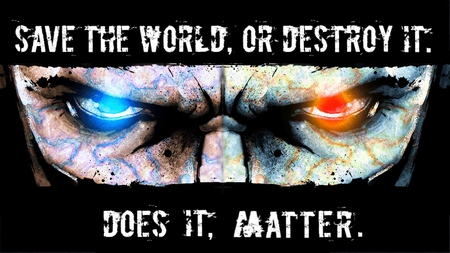 Save the World or Destroy It... Does it Matter? - cole, evil, good, video game, infamous