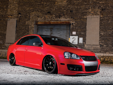 Chips & Salsa - black wheels, vw, 06, red