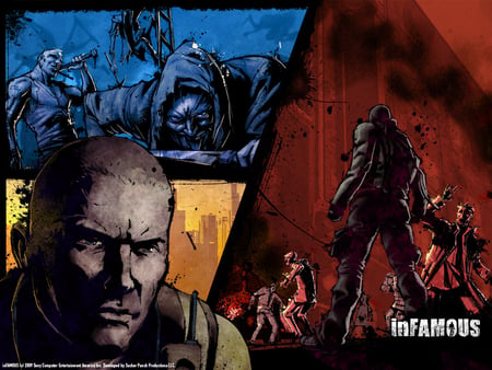 inFamous - comic, cole, video game, infamous