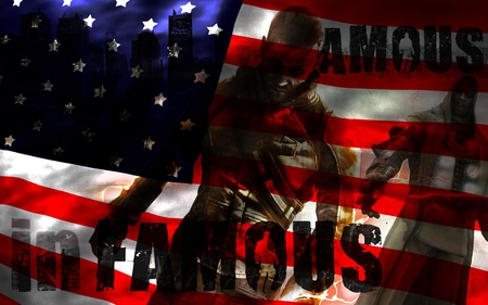 inFamous ~ Stars & Stripes - video game, evil, infamous, cole