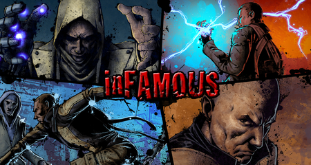 inFamous - comic, cole, evil, video game, infamous