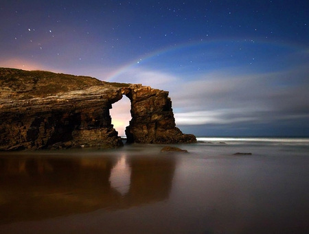 Rock on Beach - picture, rock, beach, beautiful