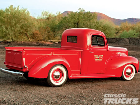 Southwest Shop Truck - truck, ford, red, classic