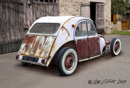 Citroen ratrod - french, 4dr, ratrod, citroen