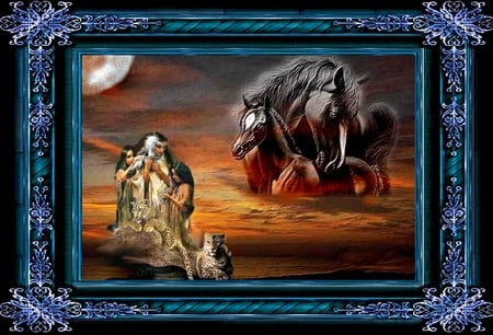 BEAUTY - frame, nature, horse, 2012